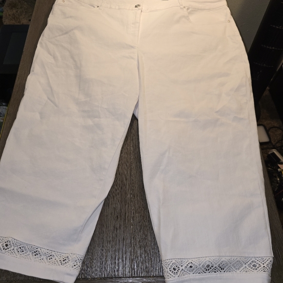 Ruby Rd. Size 24W White Jeans Nwt - Picture 6 of 9